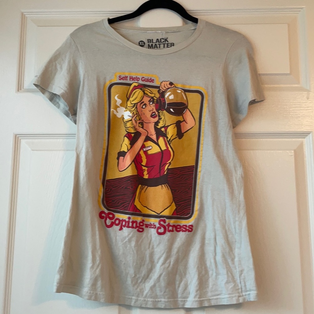 Pop Art Coping With Stress Tee
